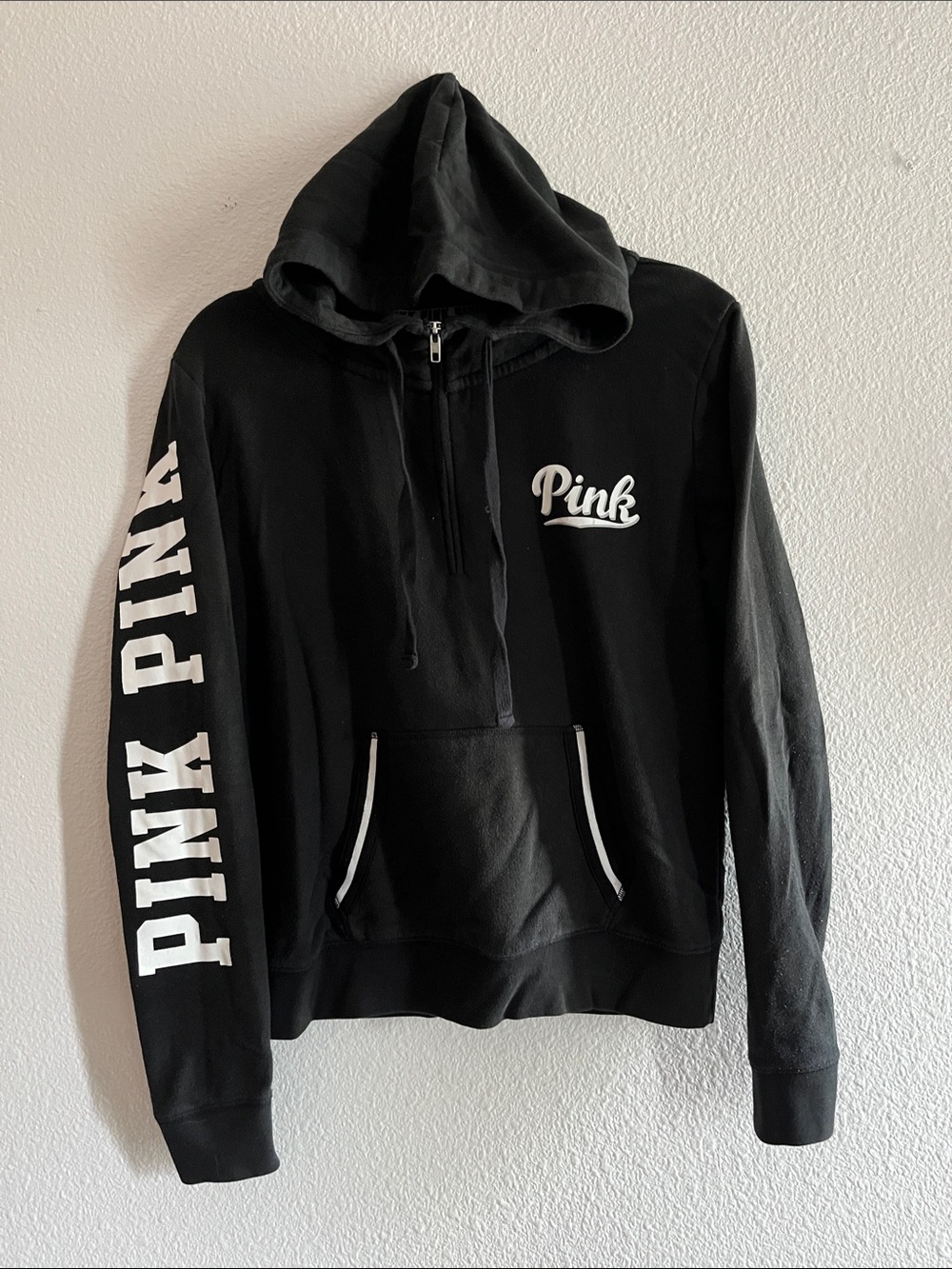 Victoria's Secret PINK Black Pullover Hoodie